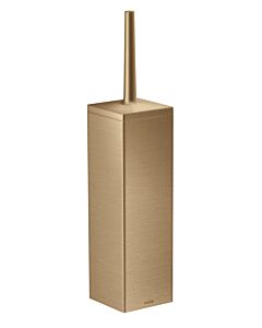 hansgrohe Axor WC-Bürstengarnitur 42655140 mit Deckel, Wandmontage, brushed bronze
