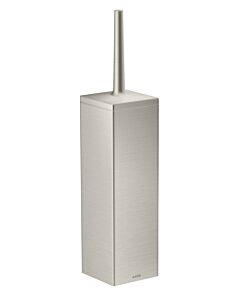 hansgrohe Axor WC brush set 42655800 with lid, wall mounting, stainless steel optic