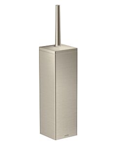 hansgrohe Axor WC - garniture de toilette 42655820 avec couvercle, montage mural, nickel brossé