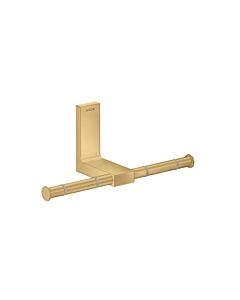 hansgrohe Axor Papierrollenhalter 42657250 double, montage mural, optique or brossé