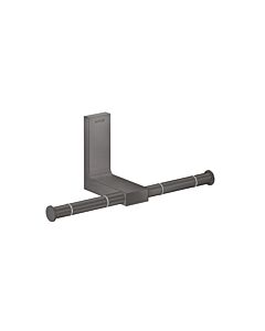 hansgrohe Axor Papierrollenhalter 42657340 doppelt, Wandmontage, brushed black chrome