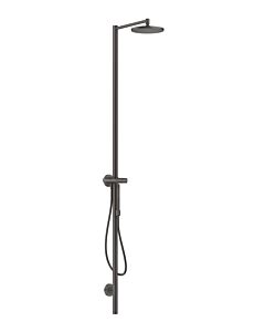 hansgrohe Axor Starck Duschsäule 12670340 mit Kopfbrause, Handbrause, brushed black chrome
