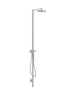 hansgrohe Axor Starck Duschsäule 12672800 mit Thermostat, Kopfbrause 240 1jet, stainless steel optic