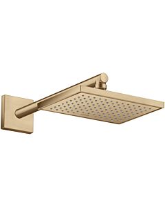 hansgrohe Brausearm 26436140 390mm, eckig, brushed bronze