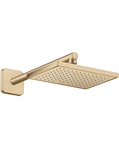 hansgrohe Brausearm 26967140 390mm, eckig, brushed bronze