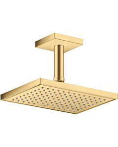 hansgrohe Axor Kopfbrause 35374250 Decken- oder Wandmontage, 245x185mm, 1jet, brushed gold optic