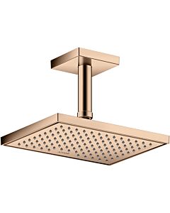 hansgrohe Axor Kopfbrause 35387300 Decken- oder Wandmontage, 245x185mm, 1jet, polished red gold