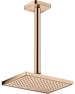 hansgrohe Axor ceiling connection 26966300 300 mm, polished red gold, square