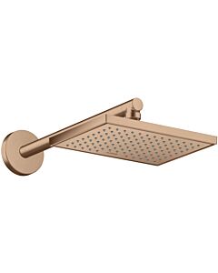 hansgrohe Axor Brausearm 26431310 390mm, Wandmontage, brushed red gold