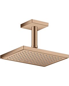 hansgrohe Axor Kopfbrause 35374310 Decken- oder Wandmontage, 245x185mm, 1jet, brushed red gold