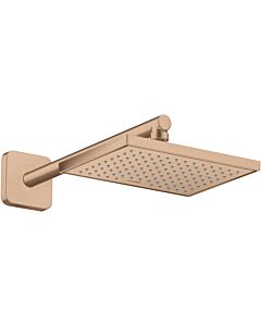 hansgrohe Douche de tête Axor 35387310 montage au plafond ou au mur, 245x185mm, 1jet, or rouge brossé