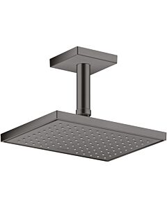 hansgrohe Deckenanschluss 26437340 100 mm, brushed black chrome, eckig