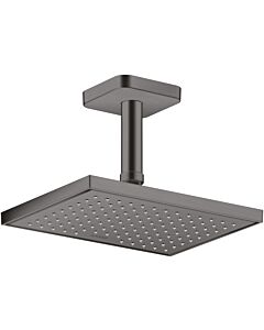 hansgrohe Deckenanschluss 26965340 100 mm, brushed black chrome, eckig