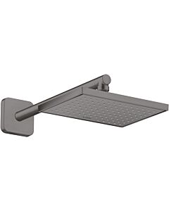hansgrohe Brausearm 26967340 390mm, eckig, brushed black chrome