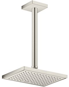 hansgrohe Axor Kopfbrause 35387800 Decken- oder Wandmontage, 245x185mm, 1jet, Edelstahl-Optik