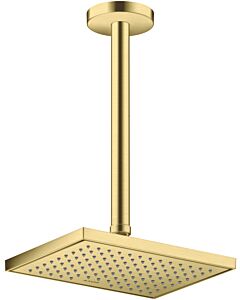 hansgrohe Axor Kopfbrause 35374950 Decken- oder Wandmontage, 245x185mm, 1jet, brushed brass