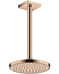 hansgrohe Axor Kopfbrause 35383300 Decken- oder Wandmontage, 220mm, 1jet, polished red gold