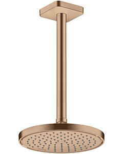 hansgrohe Axor Deckenanschluss 26966310 300 mm, brushed red gold, eckig