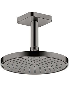 hansgrohe Douche de tête Axor 35388330 montage plafond ou mural, 220mm, 1jet, chrome noir poli