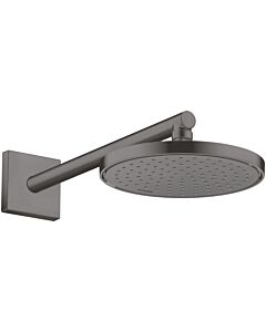 hansgrohe shower arm 26436340 390mm, angular, brushed black chrome