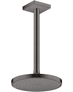 hansgrohe ceiling connector 26438340 300 mm, brushed black chrome, square