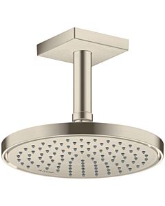 hansgrohe Deckenanschluss 26437820 100 mm, brushed nickel, eckig