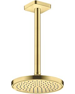 hansgrohe Douche de tête Axor 35382950 montage au plafond ou au mur, 220mm, 1jet, laiton brossé