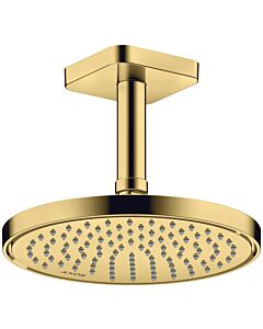 hansgrohe Axor overhead shower 35382990 ceiling or wall mounting, polished gold optic