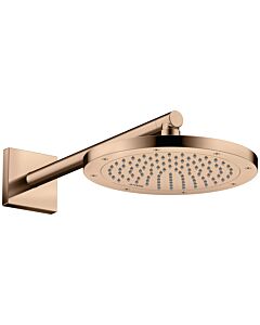 hansgrohe Brausearm 26436300 390mm, eckig, polished red gold