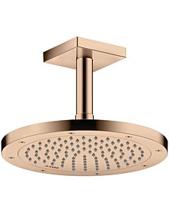 hansgrohe Axor Kopfbrause 35380300 Decken- oder Wandmontage, 245mm, 1jet, polished red gold