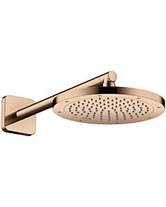 hansgrohe Axor overhead shower 35381300 ceiling or wall mounting, 245mm, 1jet, polished red gold