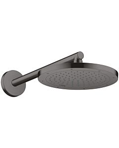 hansgrohe Axor bras de douche 26431340 390mm, montage mural, chrome noir brossé