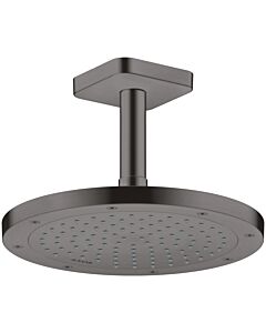 hansgrohe Axor overhead shower 35380340 ceiling or wall mounting, brushed black chrome