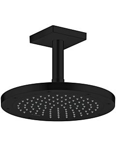 hansgrohe ceiling connector 26437670 100 mm, matt black, square