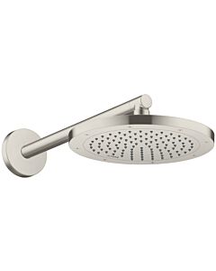 hansgrohe Douche de tête Axor 35389800 montage au plafond ou au mur, 245 mm, 1jet, aspect inox