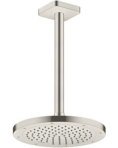 hansgrohe Axor Deckenanschluss 26966800 300 mm, Edelstahl-Optik, eckig