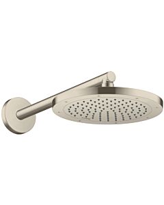 hansgrohe Douche de tête Axor 35381820 montage au plafond ou au mur, 245 mm, 1jet, nickel brossé