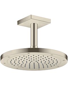 hansgrohe Douche de tête Axor 35389820 montage au plafond ou au mur, 245 mm, 1jet, nickel brossé