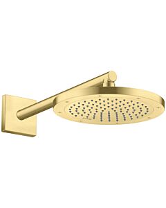 hansgrohe Douche de tête Axor 35380950 montage au plafond ou au mur, 245 mm, 1jet, laiton brossé
