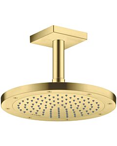 hansgrohe Axor Kopfbrause 35381950 Decken- oder Wandmontage, 245mm, 1jet, brushed brass