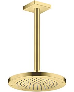 hansgrohe Deckenanschluss 26438950 300 mm, brushed brass, eckig