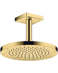 hansgrohe Axor head shower 35389990 ceiling or wall mounting, 245mm, 1jet, polished gold optic