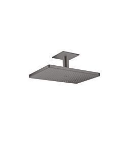 hansgrohe Axor overhead shower 35279340 with ceiling connection, brushed black chrome