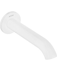 hansgrohe Axor Uno bec de bain 38411700 projection 178mm, courbé, avec rosace, montage mural, blanc mat