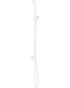 hansgrohe Axor One shower rail 48792700 with wall connection, shower hose 1600mm, matt white