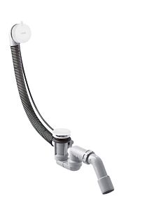 hansgrohe Flexaplus complete set 58316700 waste and overflow set, matt white