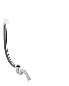 hansgrohe Flexaplus set complet 58318700 set de vidage et trop-plein, blanc mat