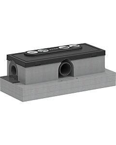 boîtier d&#39;écoulement hansgrohe 01005180 pour installation standard, corps de base pour caniveau de douche
