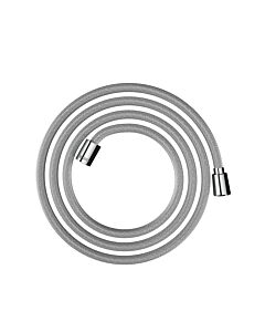 hansgrohe Textilbrauseschlauch 28290000 2000 mm, Mutter 1x konisch, 1x zylindrisch, chrom