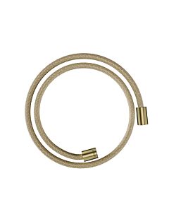 hansgrohe flexible de douche textile 28228950 1250 mm, écrou cylindrique des deux côtés, laiton brossé
